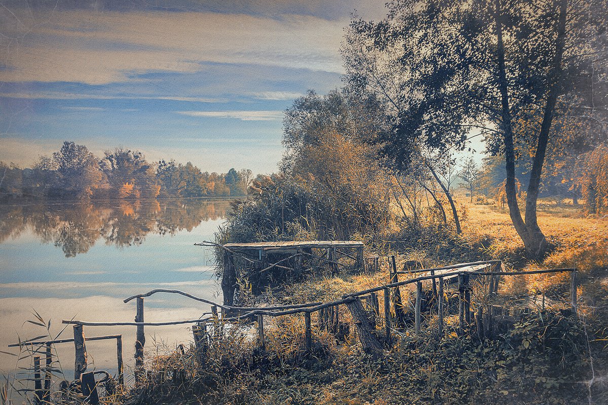 Autumn time. Walk by the river. by Valerix