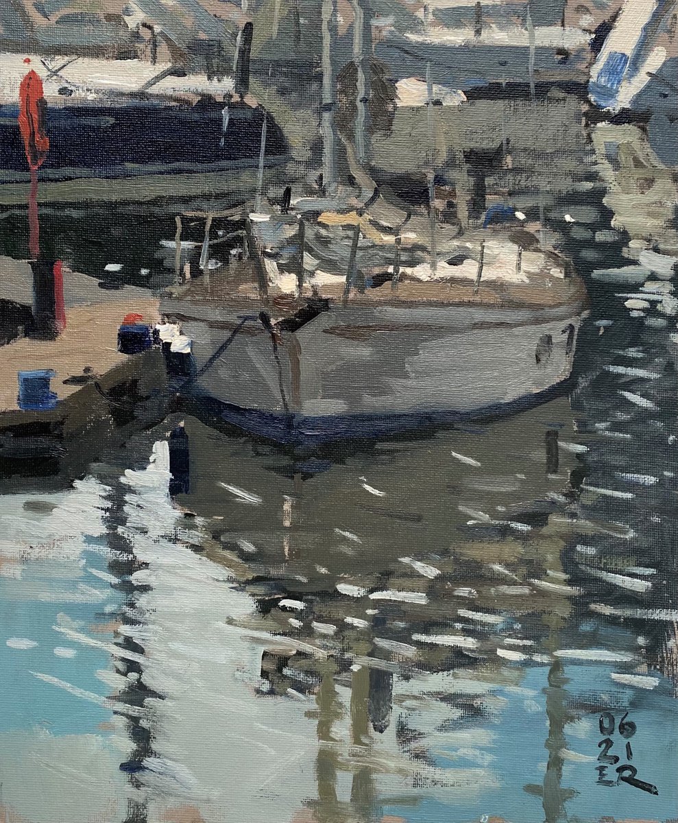 Sailboat in Southampton Marina by Elliot Roworth