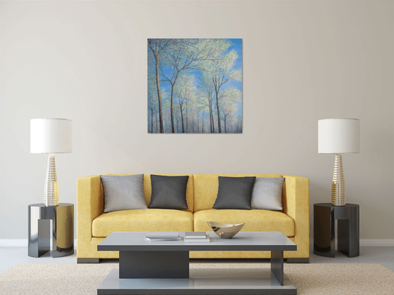 Soft Whispers In The Treetops | 100cm x 100cm
