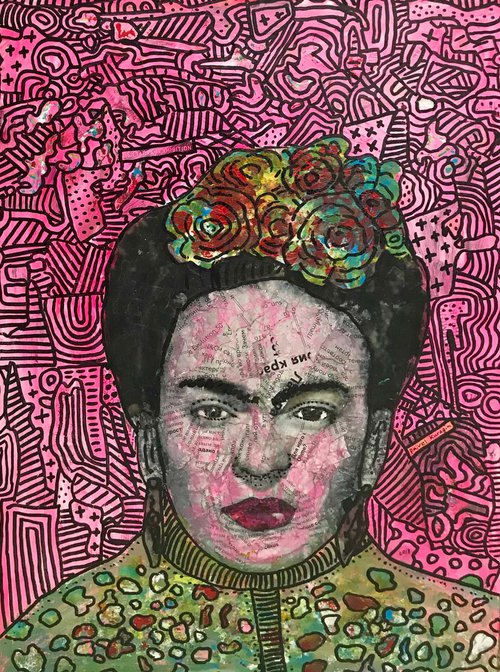 Portrait of Frida Kahlo #2 by Pavel Kuragin