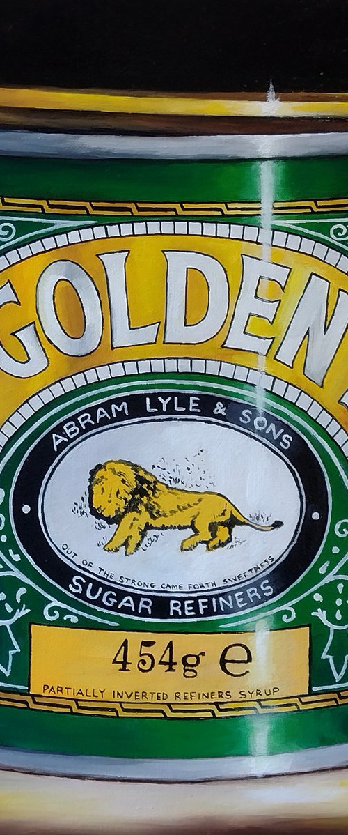 Large Tin of Golden Syrup by Jane Palmer Art
