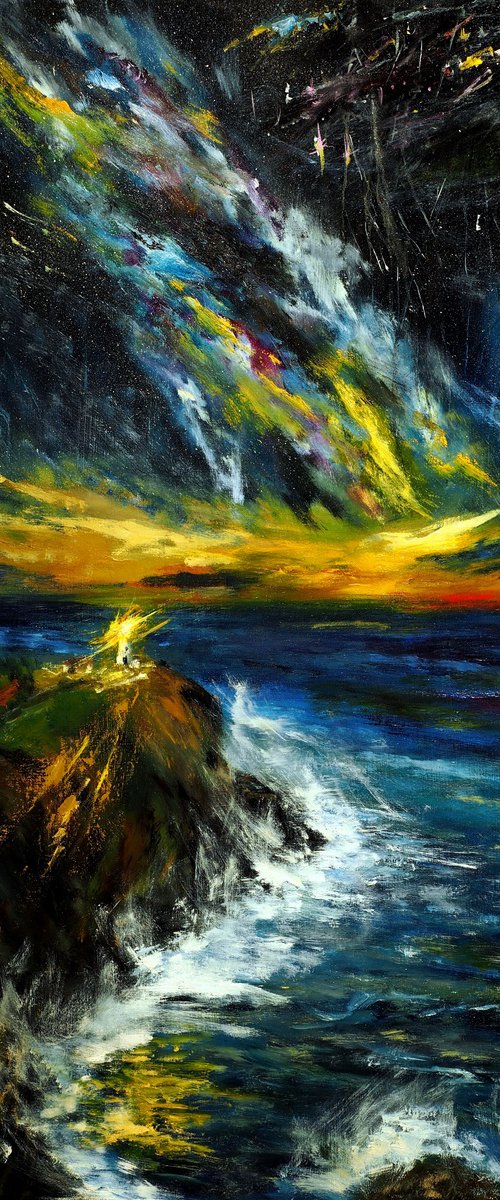 Between the Stars and the Ocean in Hawaii by Ruslana Levandovska