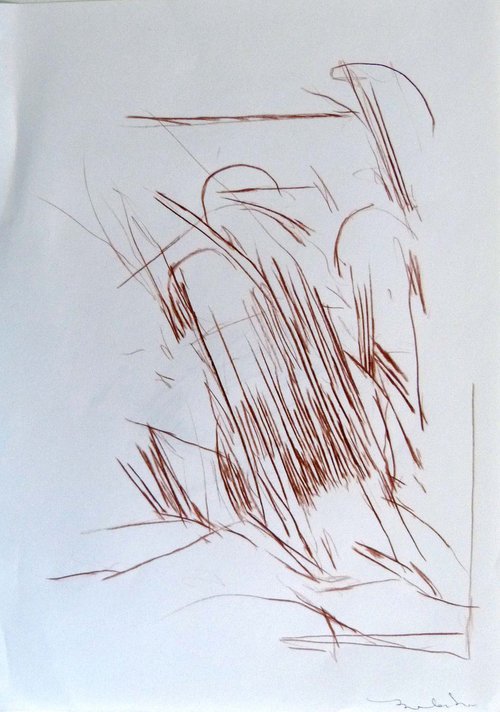 The Pencil Sketch, 21x29 cm ES2 by Frederic Belaubre