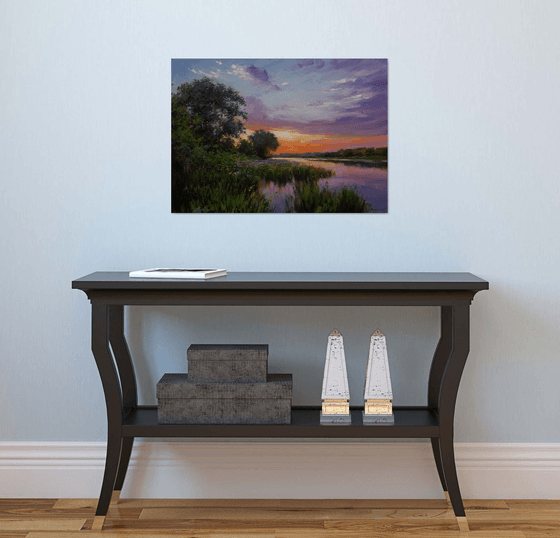 "Sunset on the River"