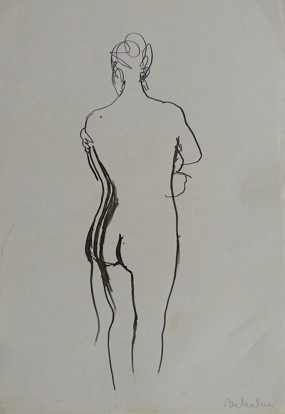 The Nude Drawing 5, 21x29 cm