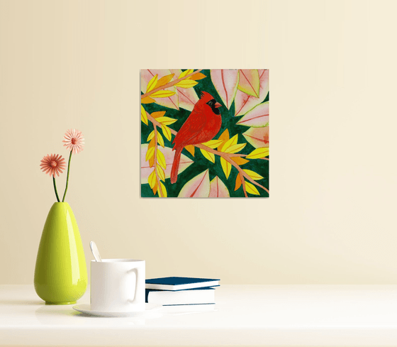 Red Cardinal Bird