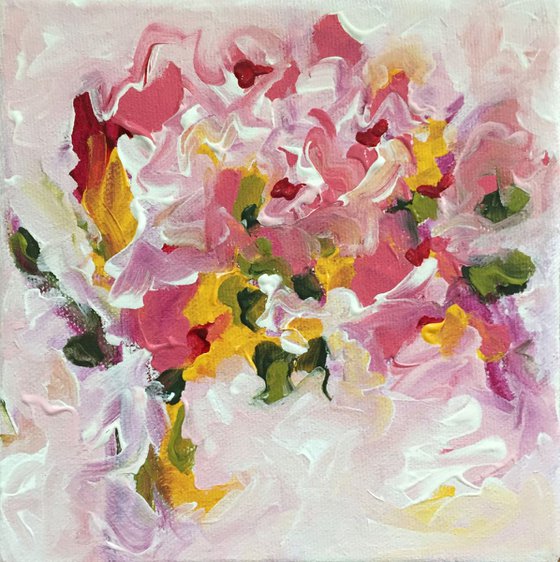 Floral Abstraction 5.24 - Acrylic on Canvas