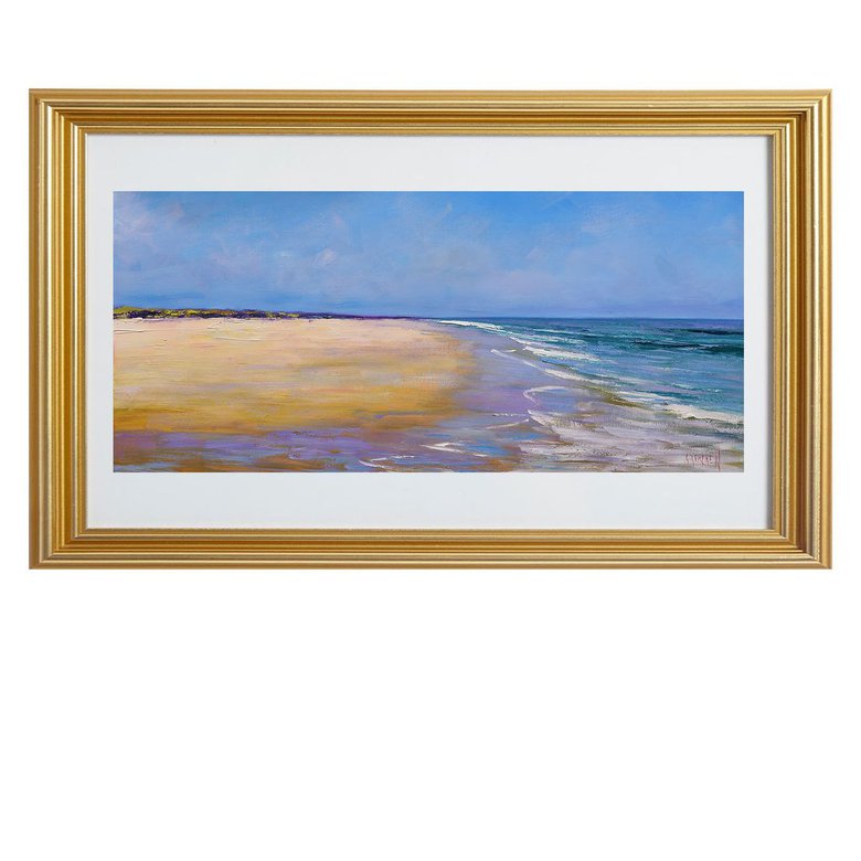 Sea sky and sand Oil painting by Graham Gercken Artfinder