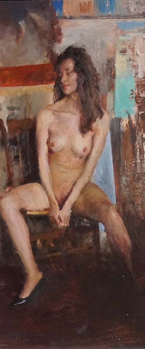 Julya in studio by Manuel Leonardi