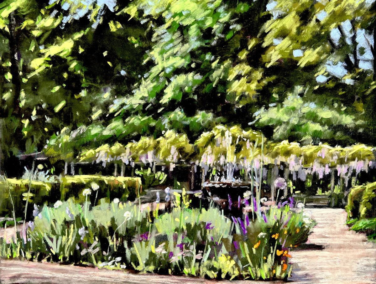 The Old English Garden, Battersea Park by Louise Gillard
