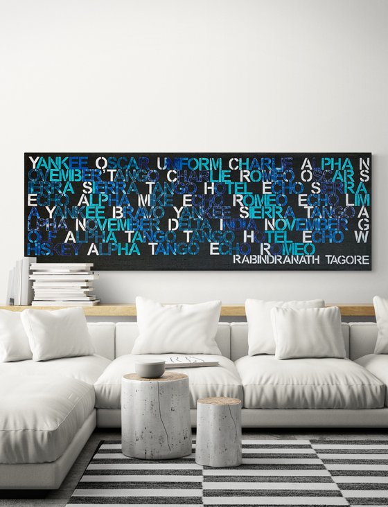 Love the sea No. 6022 typography ocean sailing