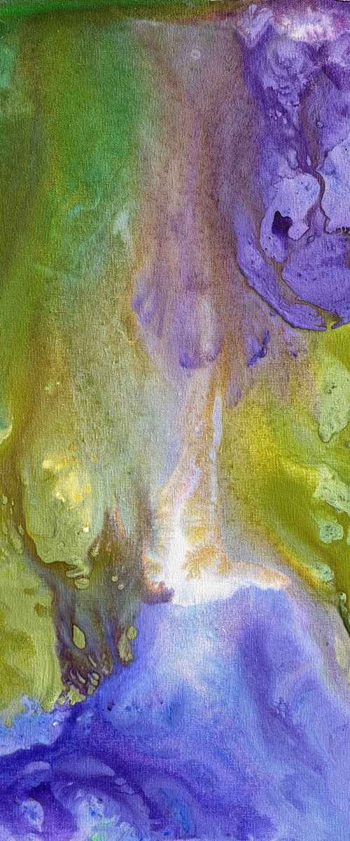 Aurora — Northern Lights Abstract by Mily Art