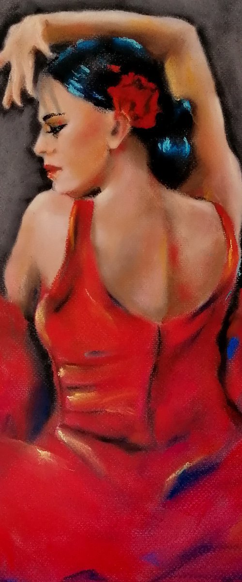 Flamenco Dancer 58 by Susana Zarate Harris