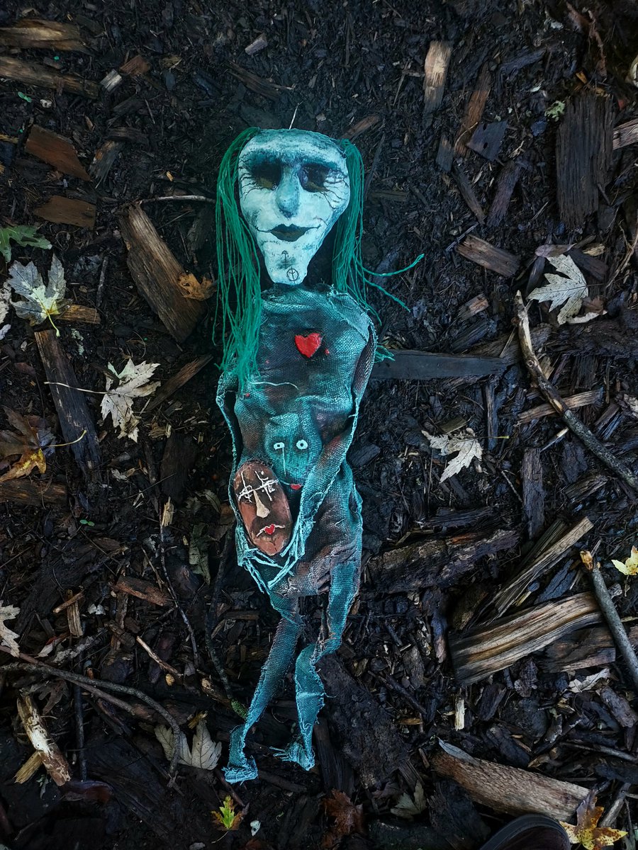 Halloween Sculpture creepy Doll. by ZheKa