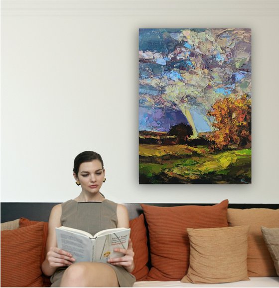 Landscape With Rainbow