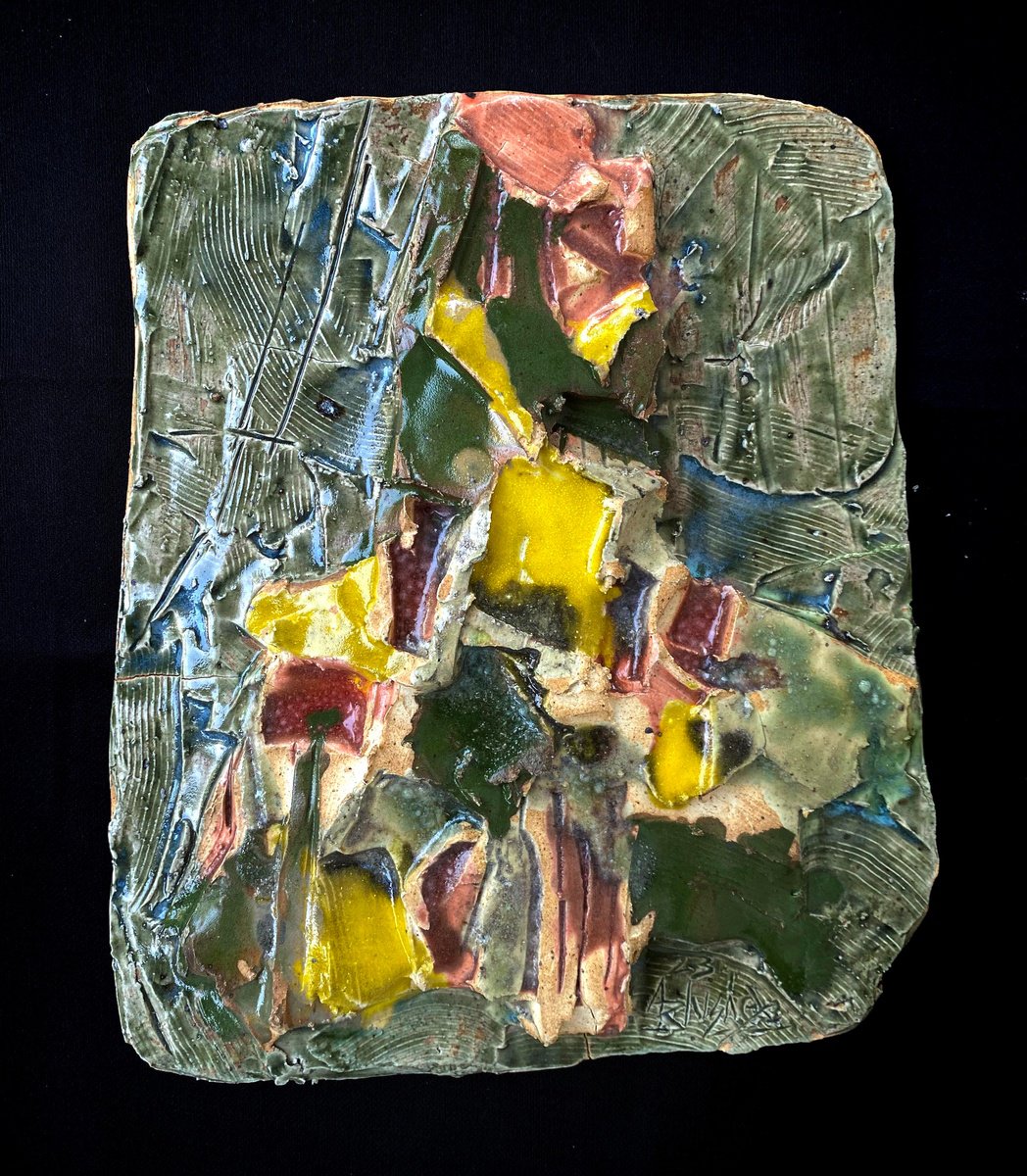 Organic Abstract Clay Sculpture By Abhishek Kumar, 9 X 11, High Soul 01, Original Artwork