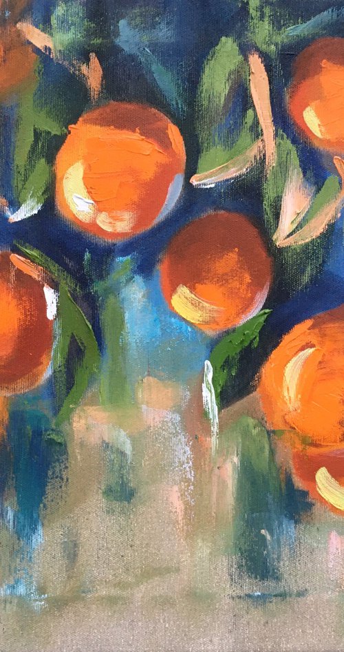 Bright oranges by Elena Sokolova