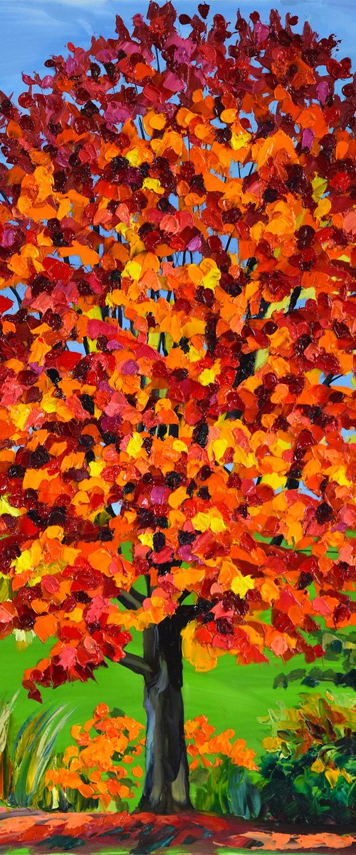 Red & Orange Maple by Christina M Plichta