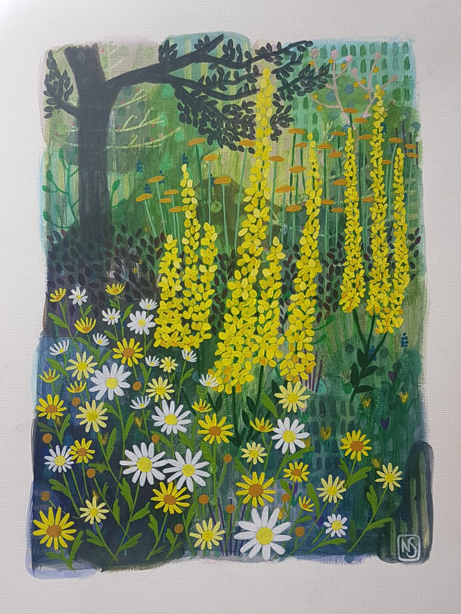Yellow Garden by Nina Shilling
