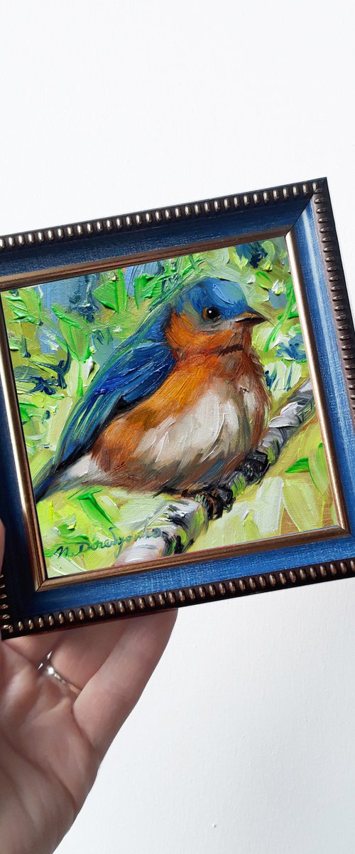 Blue bird by Nataly Derevyanko