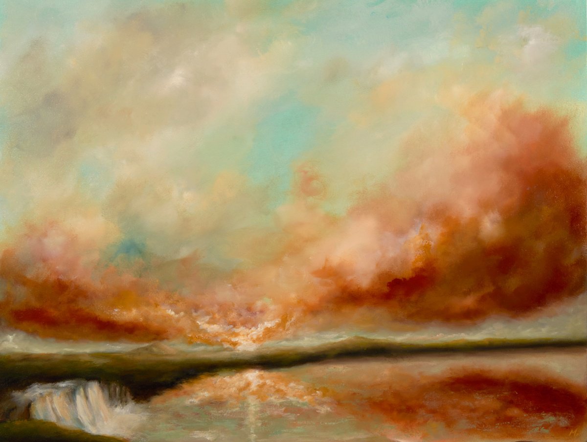 Over The Snaefellsnes Penisula, Iceland By Rolf Marriott, 29 X 22, Artwork For Sale On Artfinder