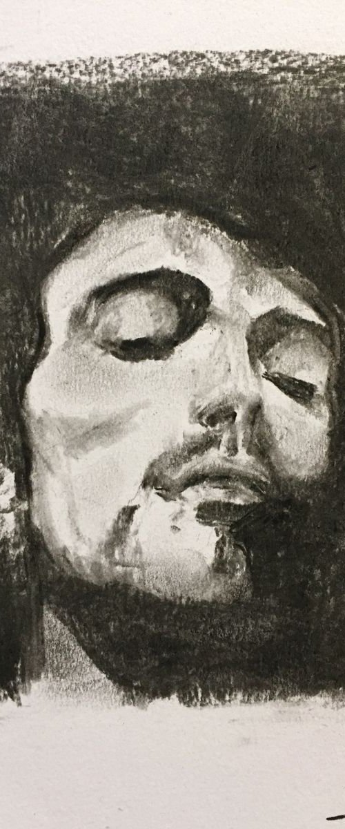 Study from Gustave Courbet « L’homme Blessé » by Dominique Dève