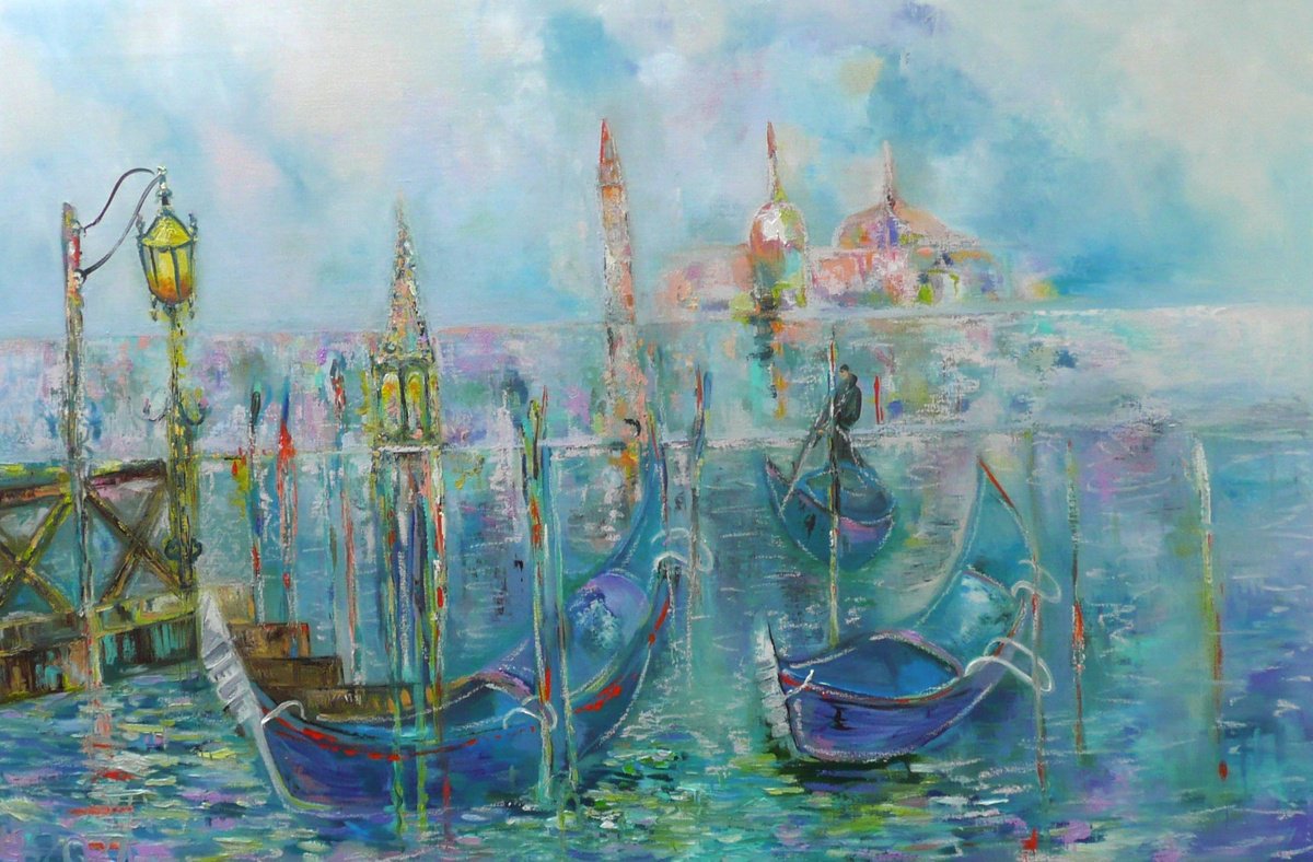 Venetian Gondola 2024 by Lesley Blackburn