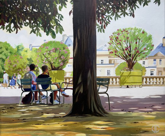 Summer Jardin Du Luxembourg Paris