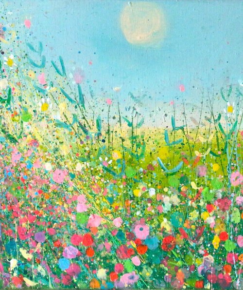 Many Coloured Landscape by Sandy Dooley