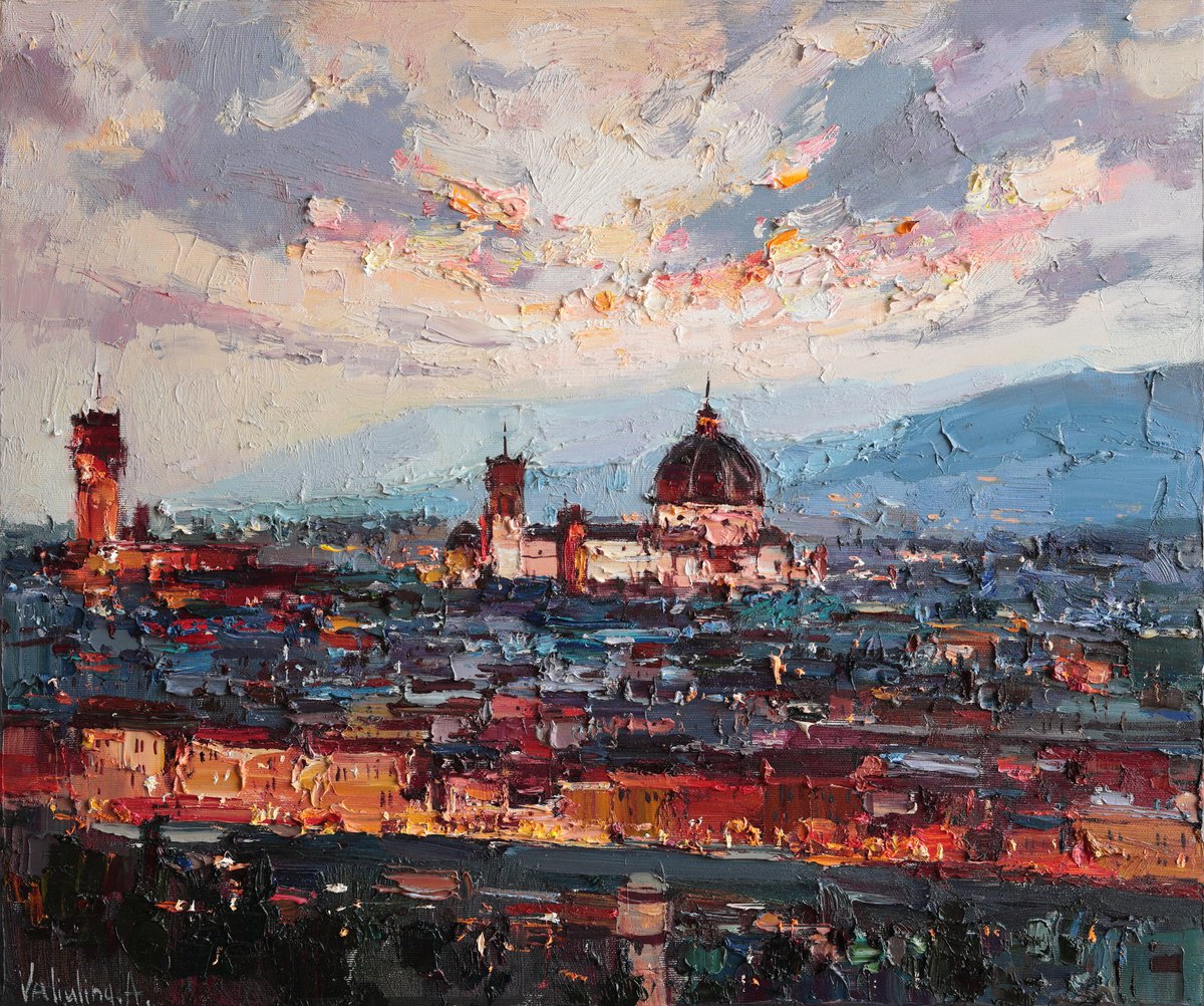 Florence at Dusk by Anastasiia Valiulina