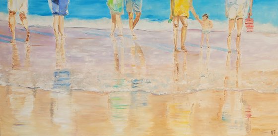 On the beach