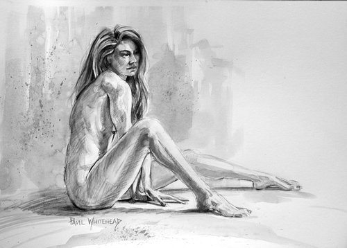 Nude study 6 by Paul Whitehead