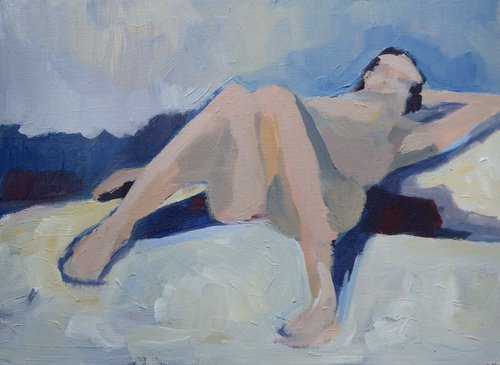 Reclining figure by Baden French