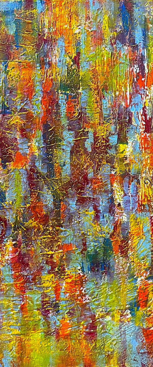 Layers of Time - Abstract art by Oksana Vasylyeva