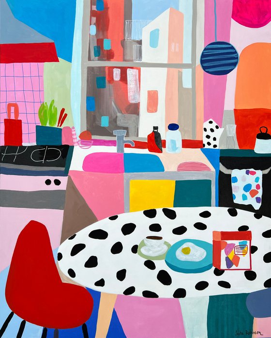 Colorful Morning in Kitchen