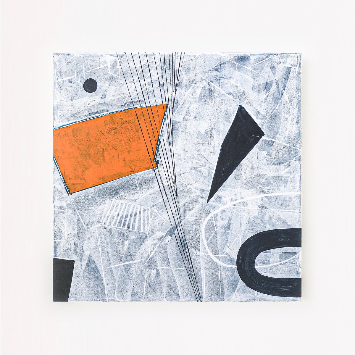 Abstract Acrylic Painting By Hyunah Kim, 30 X 30, Lethe, Original Artwork