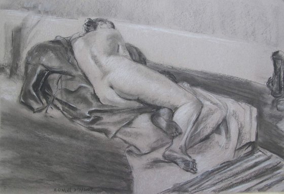 Reclining female nude (For Sam)