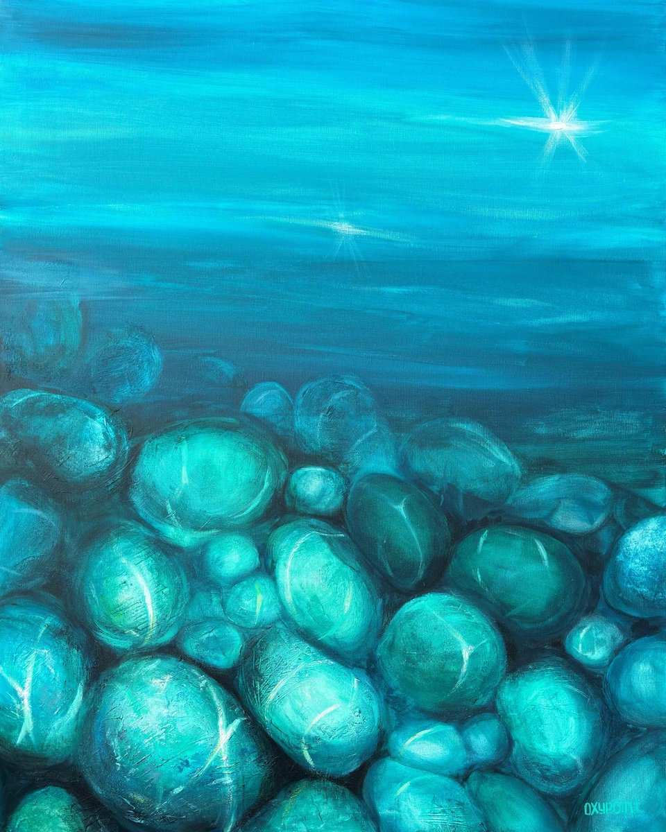 Shine Of The Depths By Oxypoint, 31 X 39, Artwork For Sale On Artfinder