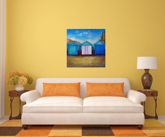 3 Brighton Beach Huts