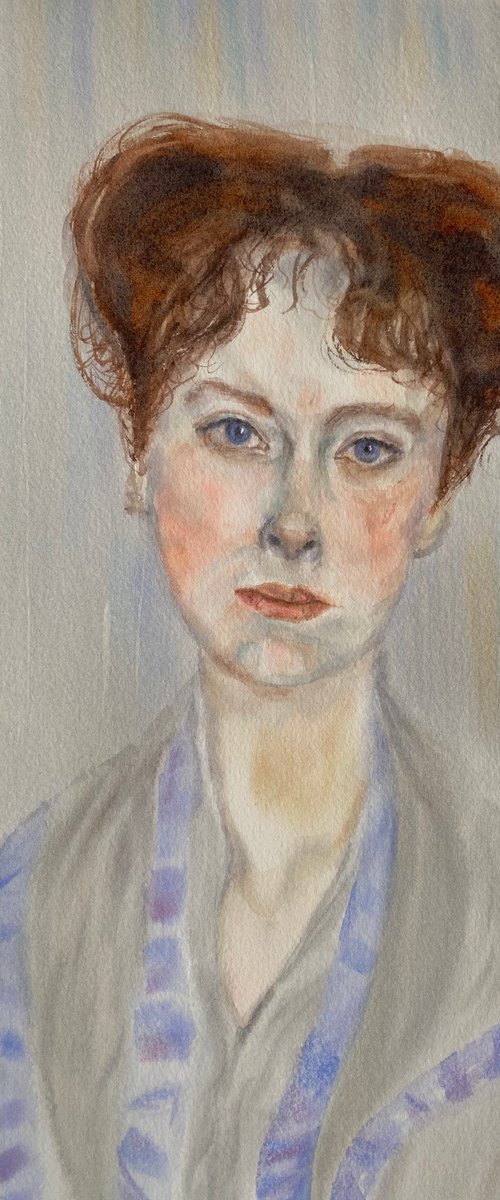 Copy of Gustav Klimt “Portrait of Gertrud Loew” by Alla Semenova