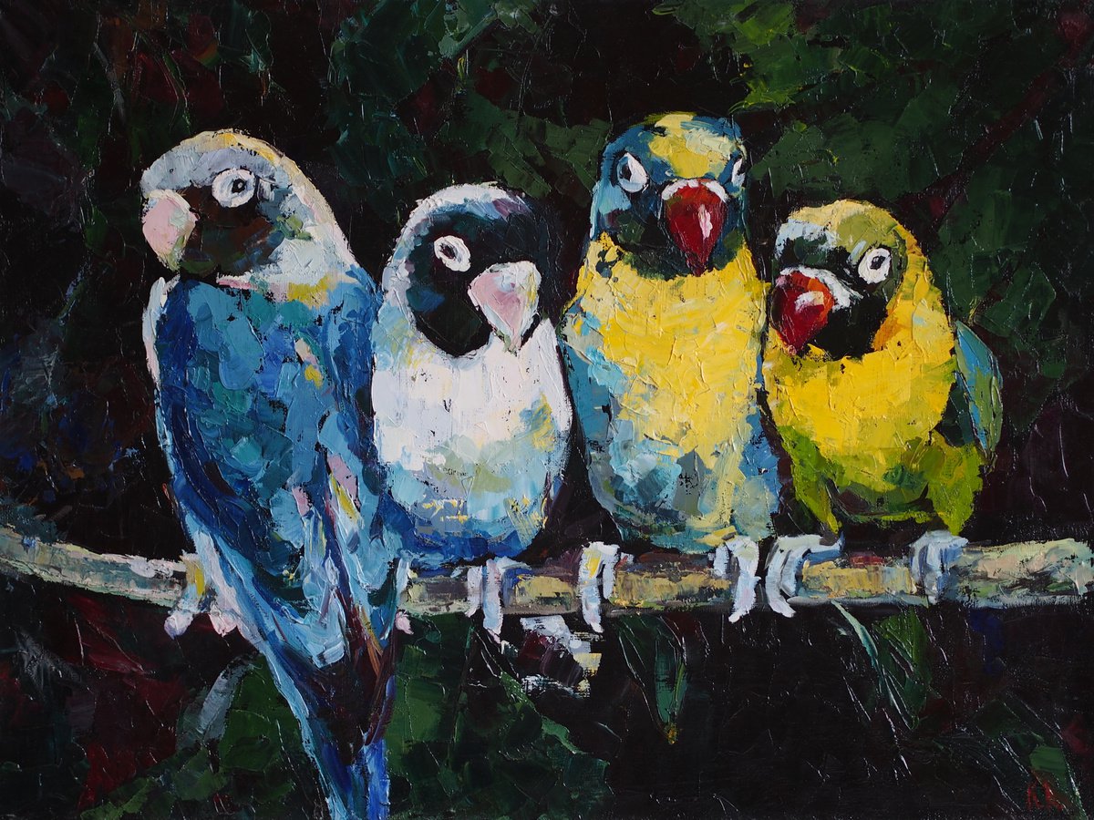 Lovebirds by Alfia Koral