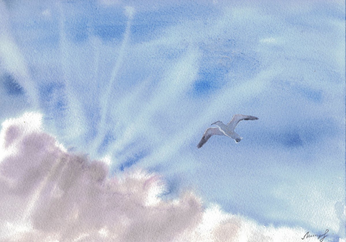 Jonathan Livingston Seagull by Ekaterina Mitrofanova