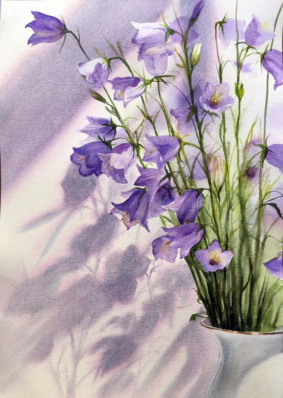 Bouquet of Field Bells and Dancing Shadows