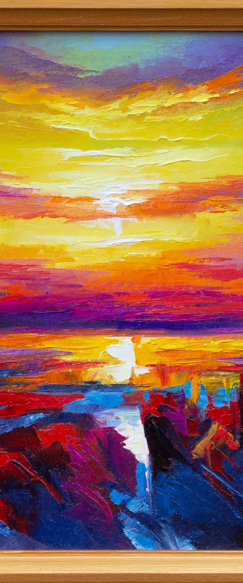 SEA SUNSET 12 by Oleksii Vylusk