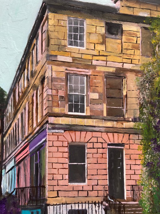 Colourful Edinburgh Buildings