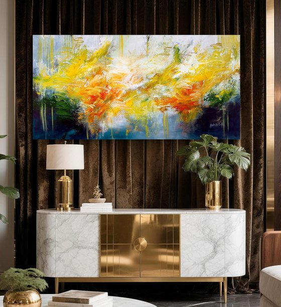 Flamboyant Bloom After Rain