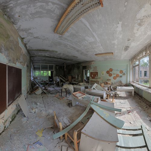 #32. Pripyat kindergarten room 2 - XL size by Stanislav Vederskyi