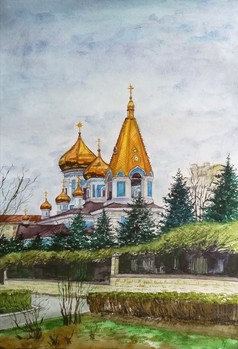 Ciuflea monastery by Anastasia Zabrodina