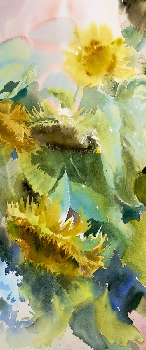 Sunflowers by Anastasiya Mouchan