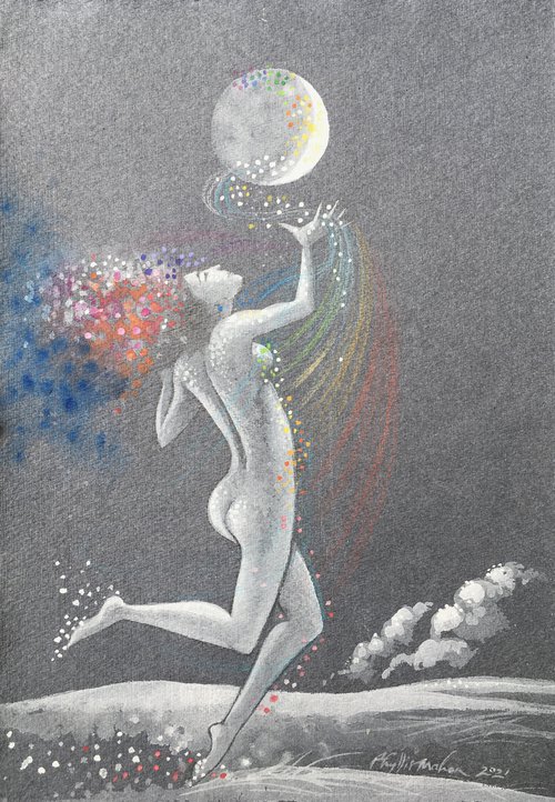 Moondance Rainbow Drops by Phyllis Mahon